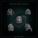 Shoulder Pads 1 - 9 / Shoulders / Imperial / Marine / Pilgrim / Kitbash / Angels / Sci Fi / Space / GreyTide Studio / 3D Print / Wargaming