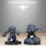Goblin Infantry Reborn / Goblins / Orc / Infantry / Sci Fi / Space / Table Top / Station Forge / 3D Print / 4K Mini / Wargaming