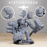 Orkaz BlackSkull / Warrior / Orkaz / Orc / Goblin / Machine / Mob / Sci Fi / Space / Table Top / Station Forge / 3D Print / Wargaming