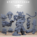 Orkaz Pirate / Pirate / Leader / Captain / Orkaz / Orc / Sci Fi / Space / Table Top / Station Forge / 3D Print / Wargaming