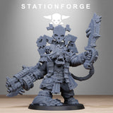 Orkaz Pirate / Pirate / Leader / Captain / Orkaz / Orc / Sci Fi / Space / Table Top / Station Forge / 3D Print / Wargaming
