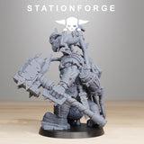 Orkaz BlackSkull / Warrior / Orkaz / Orc / Goblin / Machine / Mob / Sci Fi / Space / Table Top / Station Forge / 3D Print / Wargaming