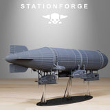GrimGuard Air Ship / Bomber / Blimp / Air / Gunship / Sci Fi / Space / Table Top / Station Forge / 3D Print / 4K Mini / Wargaming / RPG