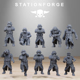 GrimGuard Air Ship / Bomber / Blimp / Air / Gunship / Sci Fi / Space / Table Top / Station Forge / 3D Print / 4K Mini / Wargaming / RPG