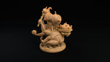 PumpKannons / Horror / Monster / Catapult / Halloween / Golem / Pumpkins / Pathfinder / DnD / The Dragon Trappers / 3D Print /TableTop