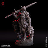Wyvan / Fighter / Draconian / Dragonborn / Warrior / Knight /  Pathfinder / DnD / Flesh of God / 3D Print / TableTop Miniature / 25mm
