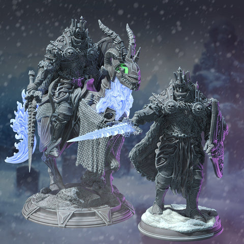 Yinsylim - The Fallen Paladin / Knight / Death / Undead / Warrior / Paladin / Pathfinder / DnD / DM Stash / 3D Print / TableTop/ 32mm / 75mm