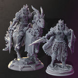 Yinsylim - The Fallen Paladin / Knight / Death / Undead / Warrior / Paladin / Pathfinder / DnD / DM Stash / 3D Print / TableTop/ 32mm / 75mm