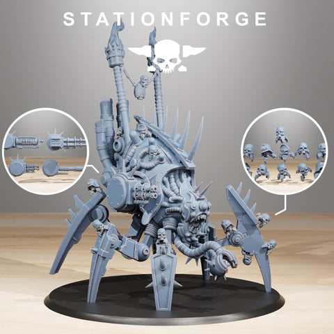 Pythonicus Swarm Spawner / Pythonicus / Demon / Robot / Skull / Bug / Sci Fi / Space / Table Top / Station Forge/3D Print/4K Mini/Wargaming