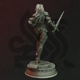 Mina Strauss / Vampire / Warrior / Fighter / Death Knight / DnD / GM Stash / 3D Print / 4K Mini / TableTop Miniature / 32mm / 75mm