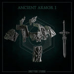 Ancient Armor upgrade Kit / Big War Robot  / Imperial / Marine / Space Coffin / Kitbash / Sci Fi / Space / GreyTide Studio / Wargaming