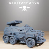 GrimGuard Armored Vehicle / Troop carrier / Imperial / Sci Fi / Space / Table Top / Station Forge / 3D Print / 4K Mini / Wargaming / RPG