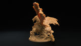 Mushroom Dragon / Dragon / Monster / Swamp / Fungus / Pathfinder / DnD / The Dragon Trappers / 3D Print / 4K Mini / TableTop Miniature / RPG
