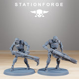 Astronet X1 Infantry / Robot / Cyborg / Infantry / Cybernet / Sci Fi / Space / Table Top / Station Forge / 3D Print / 4K Mini / Wargaming