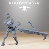 Astronet X1 Infantry / Robot / Cyborg / Infantry / Cybernet / Sci Fi / Space / Table Top / Station Forge / 3D Print / 4K Mini / Wargaming