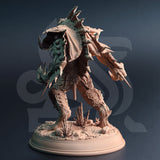 Giga Gluglin / Monster / Sea / Fish / Angler / Pathfinder / DnD / DM Stash / 3D Print / 4K Mini / TableTop Miniature / 32mm / 75mm