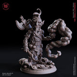 Goblin Bandit Crew / Goblins / Bandits / Mounted / Rhino / Pathfinder / DnD / Flesh of God / 3D Print / 4K Mini / TableTop Miniature/25mm