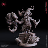 Goblin Bandit Crew / Goblins / Bandits / Mounted / Rhino / Pathfinder / DnD / Flesh of God / 3D Print / 4K Mini / TableTop Miniature/25mm