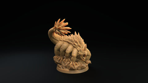 Basilisksaurus / Dinosaur / Monster / Dinosaur / Pathfinder / DnD / 3D Print / 4K Mini / TableTop Miniature / RPG