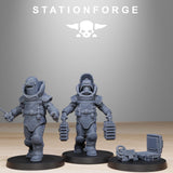GrimGuard Bomb Squad / Commando / Imperial / Infantry / Sci Fi / Space / Table Top / Station Forge / 3D Print / 4K Mini / Wargaming
