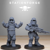 GrimGuard Bomb Squad / Commando / Imperial / Infantry / Sci Fi / Space / Table Top / Station Forge / 3D Print / 4K Mini / Wargaming