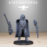 GrimGuard  Snipers 2 / Soldier / Sniper / Imperial / Infantry / Sci Fi / Space / Table Top / Station Forge / 3D Print / Wargaming
