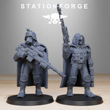 GrimGuard  Snipers 2 / Soldier / Sniper / Imperial / Infantry / Sci Fi / Space / Table Top / Station Forge / 3D Print / Wargaming