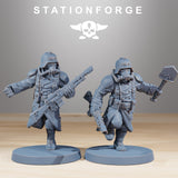 GrimGuard Acolytes / Soldier / Acolyte / Imperial / Infantry / Sci Fi / Space / Table Top / Station Forge / 3D Print / 4K Mini / Wargaming