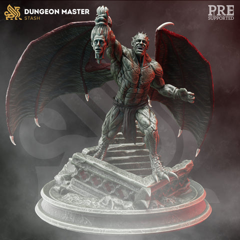 Brohd Gargoyle / Monster / Hybrid / DnD / GM Stash / 3D Print / 4K Mini / TableTop Miniature / 32mm / 75mm