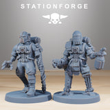 Scavenger Cyborg / Mech / Cyborg / Infantry / Sci Fi / Space / Scavenger / Steampunk Table Top / Station Forge / 3D Print /4K Mini/Wargaming