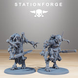 Scavenger Runners / Robot / Infantry / Melee / Scavenger / Robot / Sci Fi / Space / Table Top / Station Forge / 3D Print/4K Mini/Wargaming