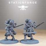 Scavenger Runners / Robot / Infantry / Melee / Scavenger / Robot / Sci Fi / Space / Table Top / Station Forge / 3D Print/4K Mini/Wargaming