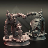 Markus Craghand - Earth Elemi Crusher / Fighter / Elements / Pathfinder / DnD / DM Stash / 3D Print / TableTop Miniature / 32mm / 75mm