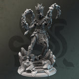 Ruby Silt / Summoner / Witch Doctor / Elemental / Hero / DnD / Pathfinder / DM Stash / 3D Print / 4K Mini / TableTop Miniature / 32mm / 75mm