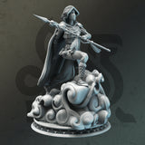 Aura / Rogue / Fighter / Elemental / Hero / DnD / Pathfinder / DM Stash / 3D Print / 4K Mini / TableTop Miniature / 32mm / 75mm