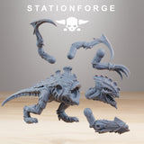 Xenarid Infantry 2 / Bug / Infantry / Nids / Alien / Brood / Swarm / Sci Fi / Space / Table Top / Station Forge / 3D Print/4K Mini/Wargaming