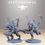 Xenarid Infantry 2 / Bug / Infantry / Nids / Alien / Brood / Swarm / Sci Fi / Space / Table Top / Station Forge / 3D Print/4K Mini/Wargaming