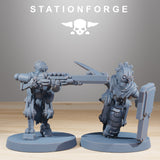 Scavenger Halflings / Scavenger / Mech / Robot / Infantry / Sci Fi / Space / Table Top / Station Forge / 3D Print / 4K Mini / Wargaming