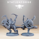 Xenarid Infantry 2 / Bug / Infantry / Nids / Alien / Brood / Swarm / Sci Fi / Space / Table Top / Station Forge / 3D Print/4K Mini/Wargaming