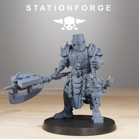 Frontliner leader / Infantry / Leader / Boss / Steampunk / Frontliners / Sci Fi / Space / Table Top / Station Forge / 3D Print / Wargaming