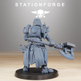 Frontliner leader / Infantry / Leader / Boss / Steampunk / Frontliners / Sci Fi / Space / Table Top / Station Forge / 3D Print / Wargaming