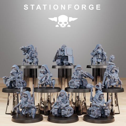 Scavenger Salvagers / Scavenger / Mech / Robot / Infantry / Sci Fi / Space / Table Top / Station Forge / 3D Print / 4K Mini / Wargaming