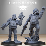 GrimGuard Divers / Aqua / Diving Unit / Commando / Imperial / Infantry / Sci Fi / Space / Table Top / Station Forge / 3D Print / Wargaming