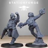 GrimGuard Divers / Aqua / Diving Unit / Commando / Imperial / Infantry / Sci Fi / Space / Table Top / Station Forge / 3D Print / Wargaming