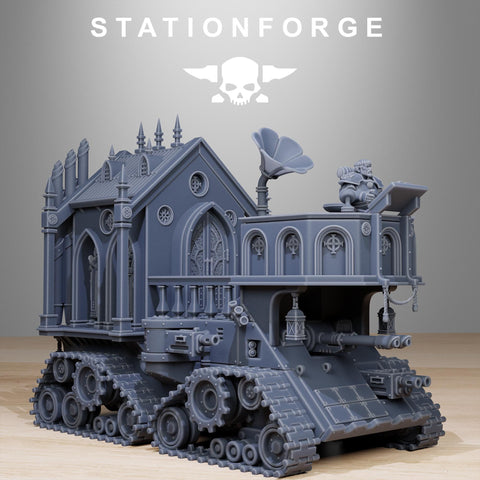 Vodalites Tank / Tank / Vehicle / Templars /  / Imperial / Sci Fi / Space / Table Top / Station Forge / 3D Print / Wargaming / RPG