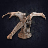 Grydynth / Dragon / Dwarf / Mount / Dragon trappers lodge / Monster / Pathfinder / DnD / GM Stash / 3D Print / 4K Mini / TableTop Miniature