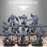 Socratis Corrupted Mutants / Soldier / Mutant / Imperial / Infantry / Sci Fi / Space / Table Top / Station Forge / 3D Print / Wargaming