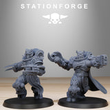 Socratis Corrupted Mutants / Soldier / Mutant / Imperial / Infantry / Sci Fi / Space / Table Top / Station Forge / 3D Print / Wargaming