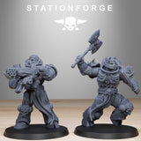 Socratis Corrupted Mutants / Soldier / Mutant / Imperial / Infantry / Sci Fi / Space / Table Top / Station Forge / 3D Print / Wargaming