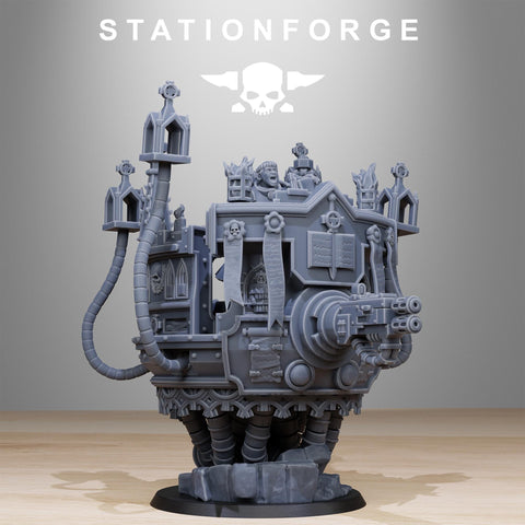 Vodalites Pulpits / Templar / Cultist / Vehicle / Priest / Sci Fi / Space / Table Top / Station Forge / 3D Print / TableTop Miniature
